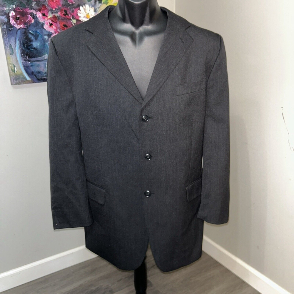 Jones New York 44R Black Three Button Jacket